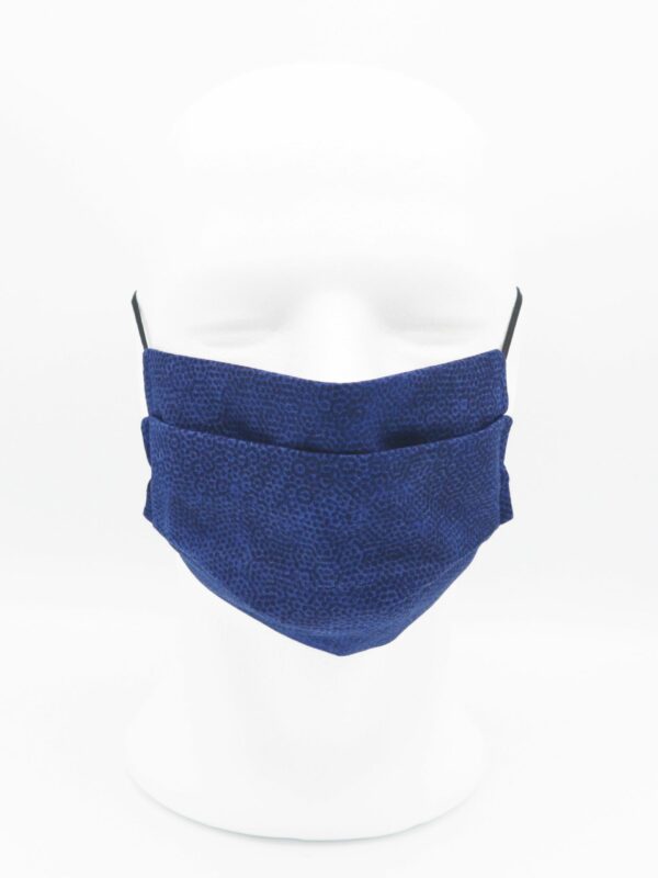 Masque en tissus - Dimples bleu marine