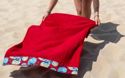 Le drap de douche Poropango polyvalent : Idéal pour la salle de bain ET la plage