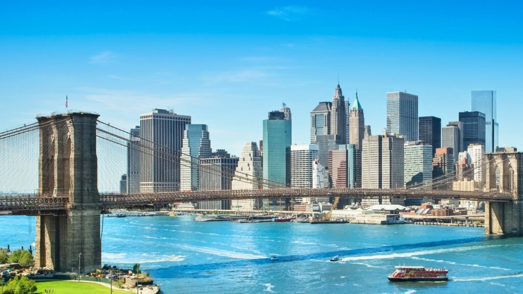 Brooklyn Bridge à New York - Etats Unis