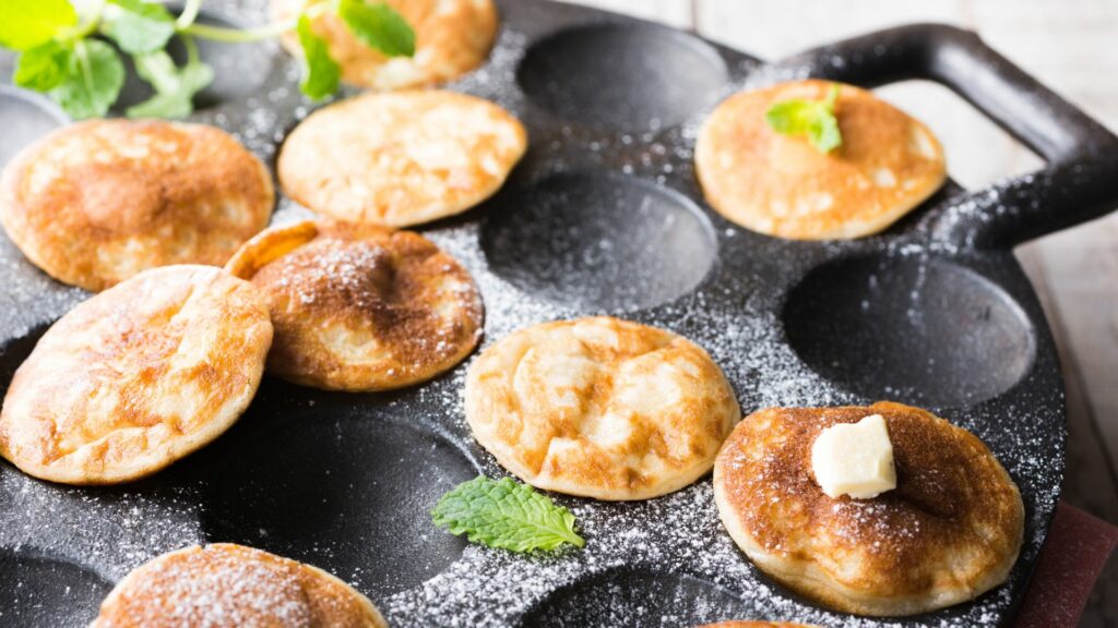 Poffertjes - Spécialité culinaire des Pays-Bas