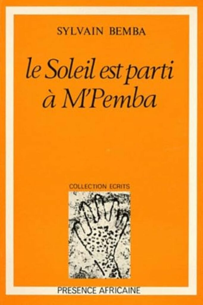 Couverture du livre Le soleil est parti à M'Pemba de Sylvain Bemba, lauréat du Grand Prix Littéraire d'Afrique 1995.