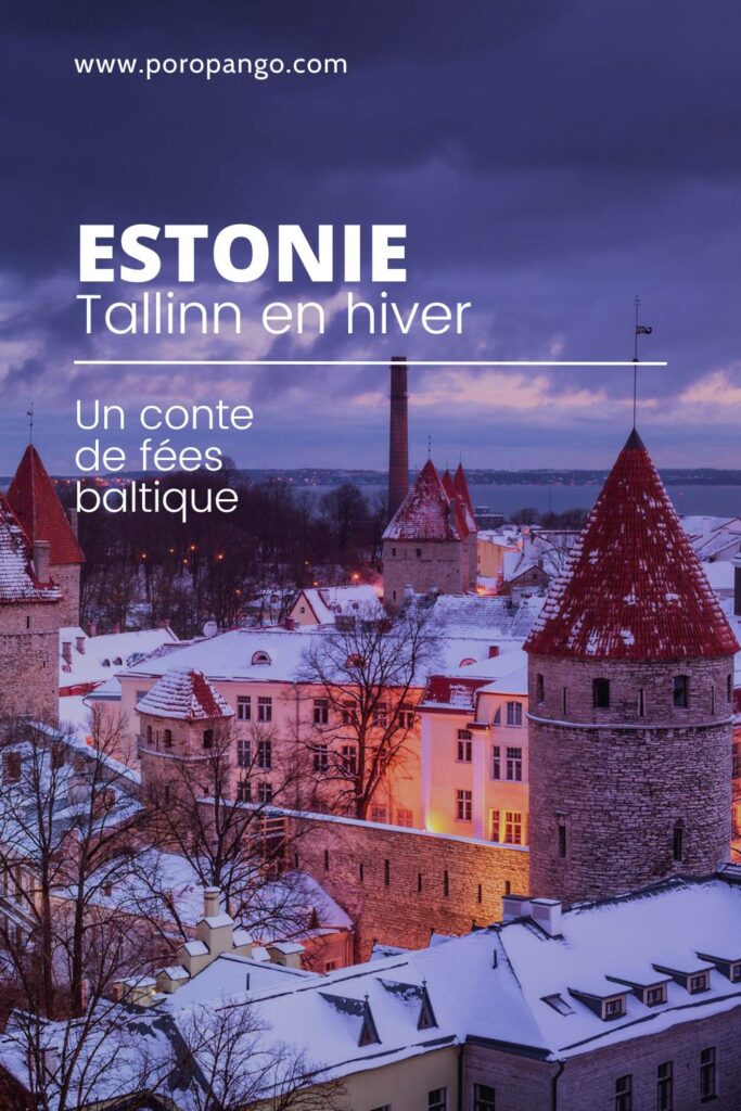 Article de blog Poropango : Tallinn en hiver - Un conte de fées baltique