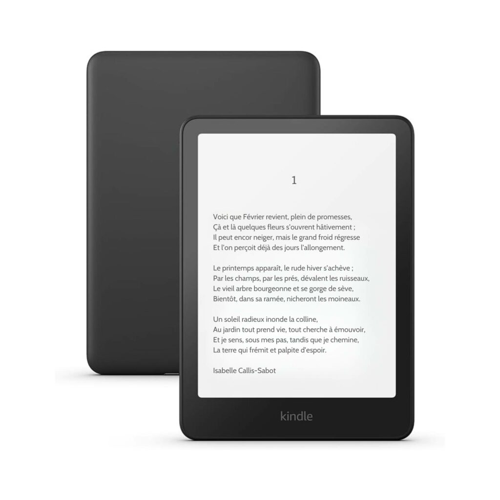 Kindle Paperwhite - Liseuse étanche avec écran 7 pouces et autonomie jusqu’à 12 semaines.