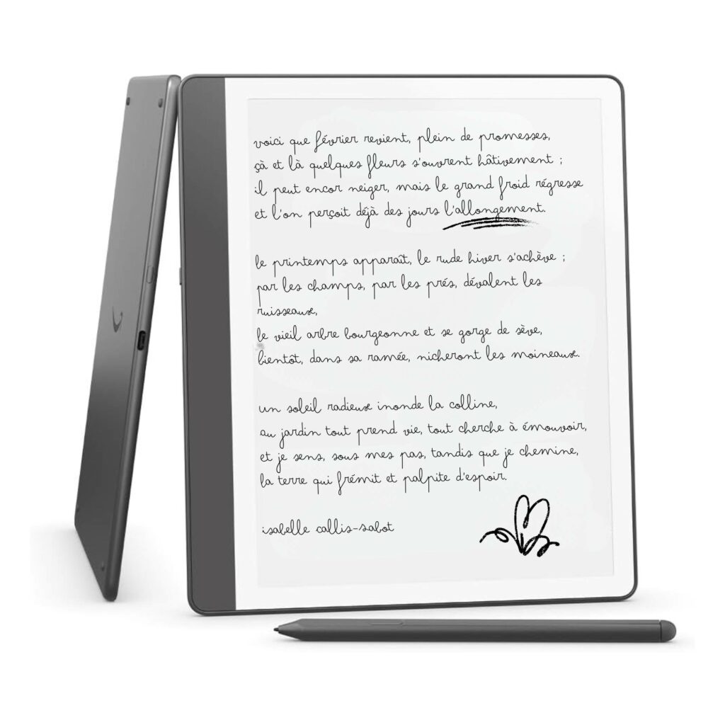 Kindle Scribe - Grande liseuse 10,2 pouces avec stylet pour annoter et écrire comme sur papier.