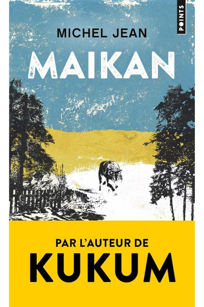 Couverture du livre "Maikan (Le vent en parle encore)" de Michel Jean, mettant en lumière le destin brisé d’un enfant innu envoyé de force dans un pensionnat.